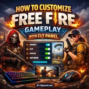 customize free fire clt panel